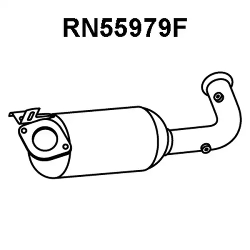 филтър за сажди/твърди частици, изпускателна система VENEPORTE RN55979F