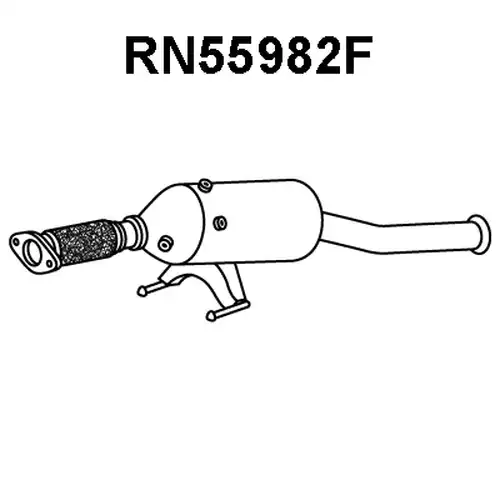 филтър за сажди/твърди частици, изпускателна система VENEPORTE RN55982F