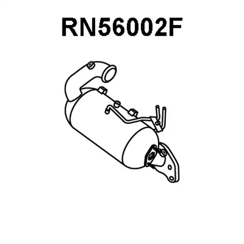 филтър за сажди/твърди частици, изпускателна система VENEPORTE RN56002F