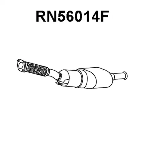 филтър за сажди/твърди частици, изпускателна система VENEPORTE RN56014F