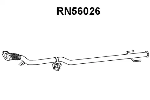 изпускателна тръба VENEPORTE RN56026