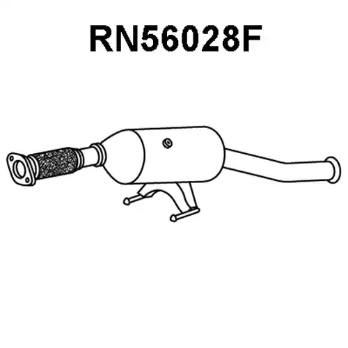 филтър за сажди/твърди частици, изпускателна система VENEPORTE RN56028F
