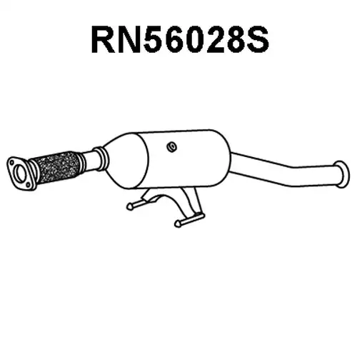 филтър за сажди/твърди частици, изпускателна система VENEPORTE RN56028S