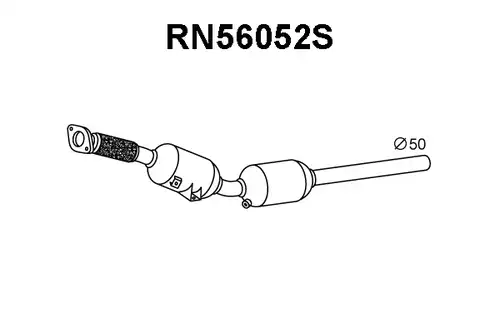 филтър за сажди/твърди частици, изпускателна система VENEPORTE RN56052S