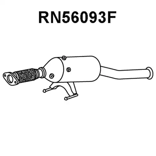 филтър за сажди/твърди частици, изпускателна система VENEPORTE RN56093F