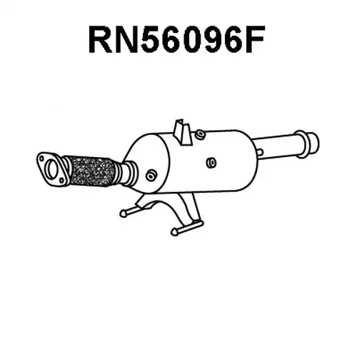 филтър за сажди/твърди частици, изпускателна система VENEPORTE RN56096F