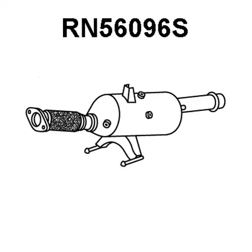филтър за сажди/твърди частици, изпускателна система VENEPORTE RN56096S