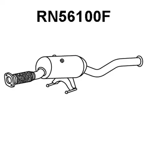 филтър за сажди/твърди частици, изпускателна система VENEPORTE RN56100F