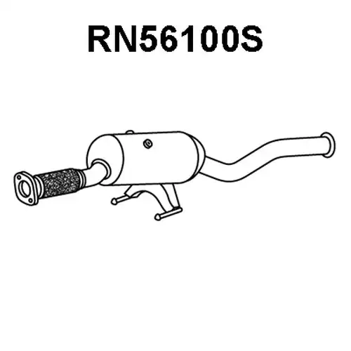 филтър за сажди/твърди частици, изпускателна система VENEPORTE RN56100S
