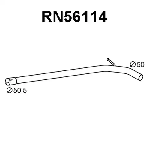 изпускателна тръба VENEPORTE RN56114