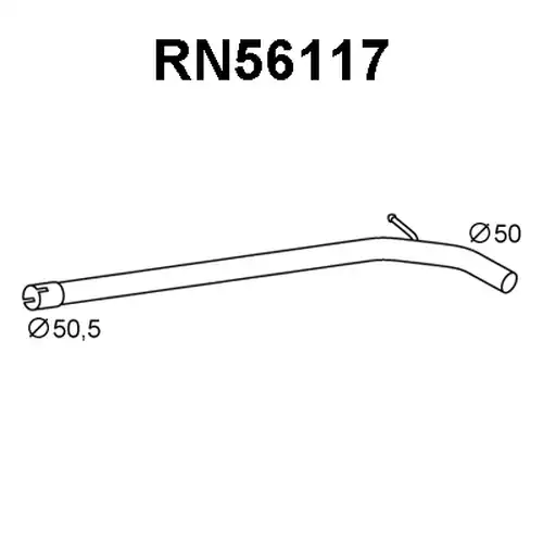 изпускателна тръба VENEPORTE RN56117