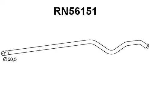 изпускателна тръба VENEPORTE RN56151