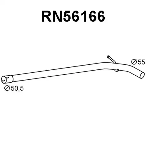 изпускателна тръба VENEPORTE RN56166