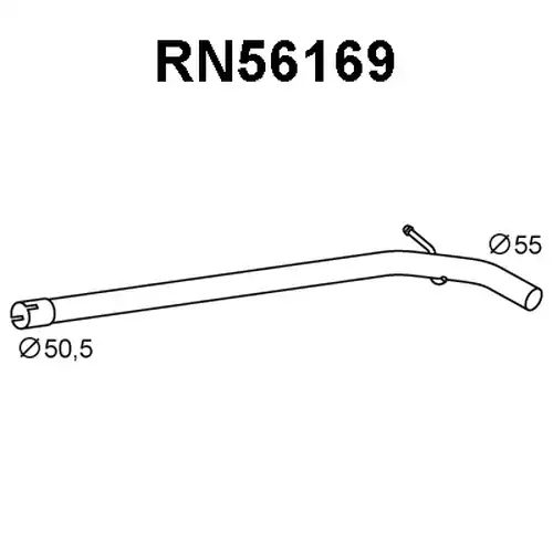 изпускателна тръба VENEPORTE RN56169