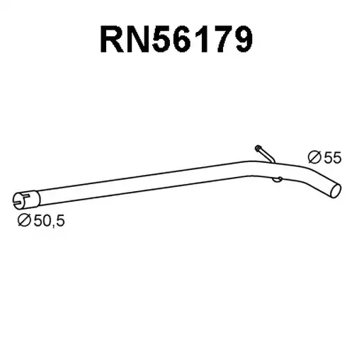 изпускателна тръба VENEPORTE RN56179