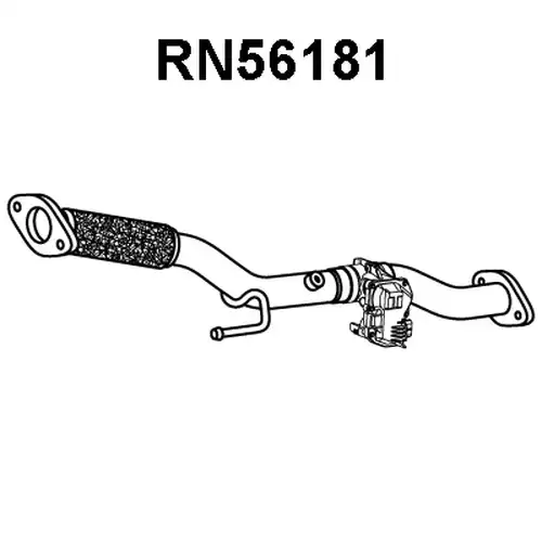 изпускателна тръба VENEPORTE RN56181