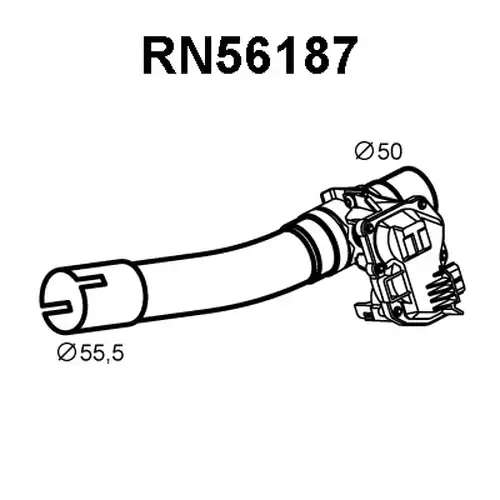 изпускателна тръба VENEPORTE RN56187