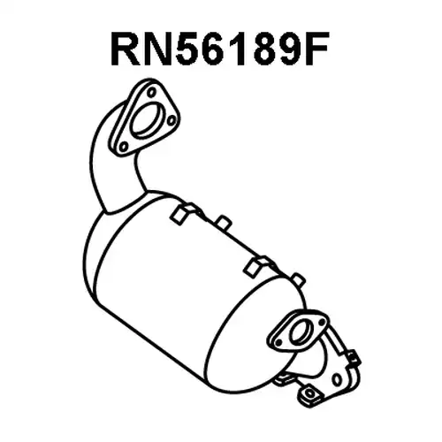 филтър за сажди/твърди частици, изпускателна система VENEPORTE RN56189F