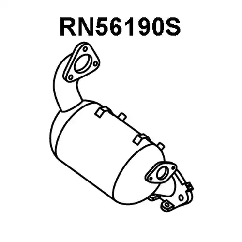 филтър за сажди/твърди частици, изпускателна система VENEPORTE RN56190S