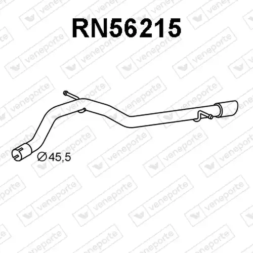 изпускателна тръба VENEPORTE RN56215