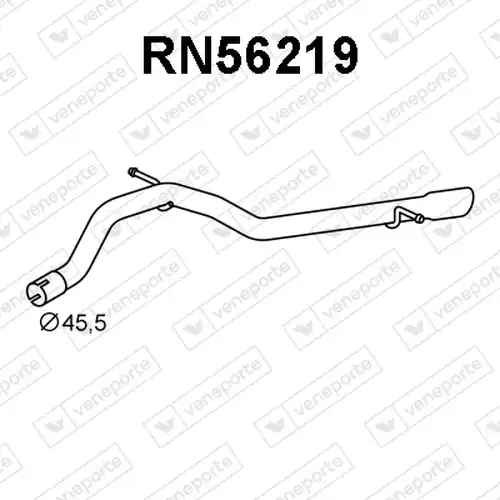 изпускателна тръба VENEPORTE RN56219