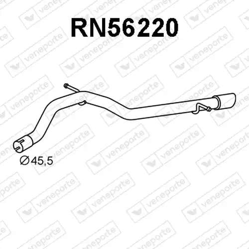 изпускателна тръба VENEPORTE RN56220