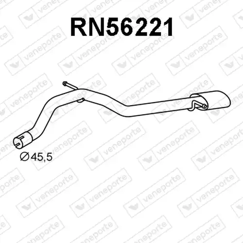 изпускателна тръба VENEPORTE RN56221
