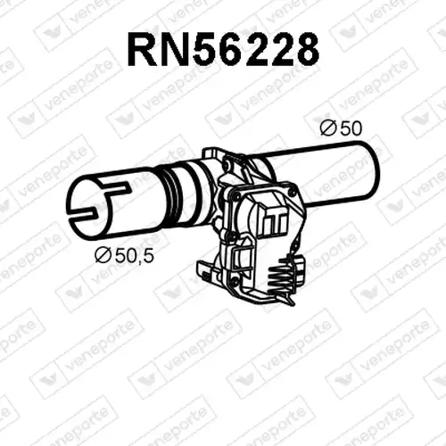 изпускателна тръба VENEPORTE RN56228