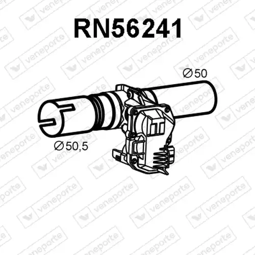 изпускателна тръба VENEPORTE RN56241