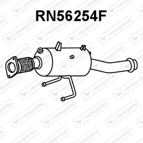 филтър за сажди/твърди частици, изпускателна система VENEPORTE RN56254F