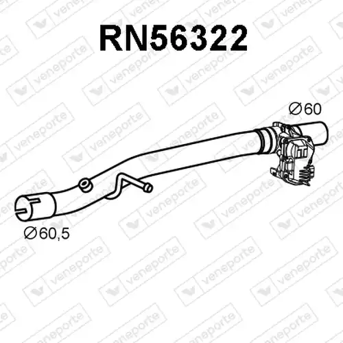 изпускателна тръба VENEPORTE RN56322