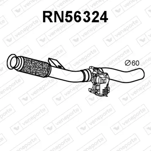 изпускателна тръба VENEPORTE RN56324