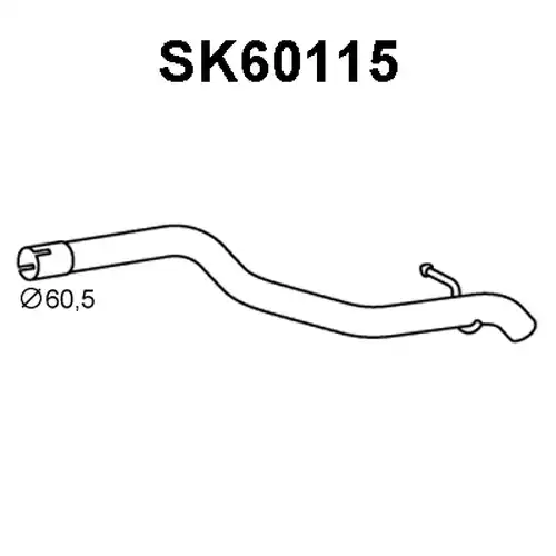 изпускателна тръба VENEPORTE SK60115