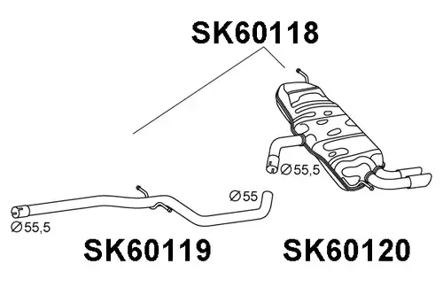 крайно гърне VENEPORTE SK60118