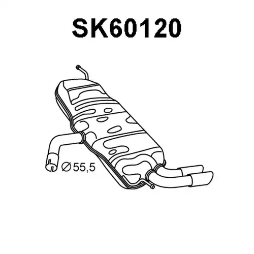 крайно гърне VENEPORTE SK60120