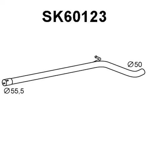изпускателна тръба VENEPORTE SK60123