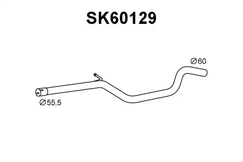 изпускателна тръба VENEPORTE SK60129