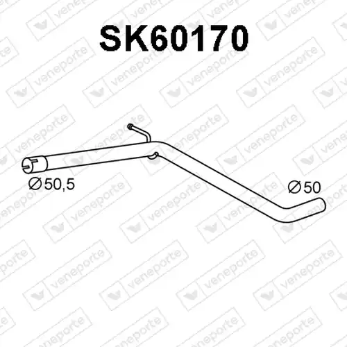 изпускателна тръба VENEPORTE SK60170