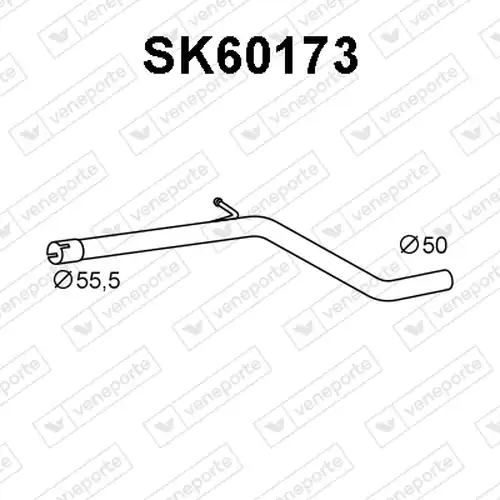 изпускателна тръба VENEPORTE SK60173