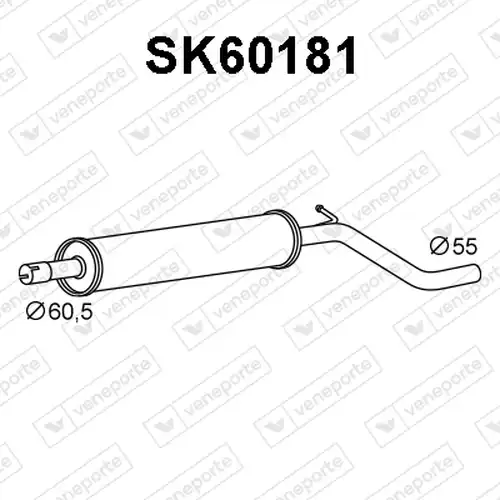 предно гърне VENEPORTE SK60181