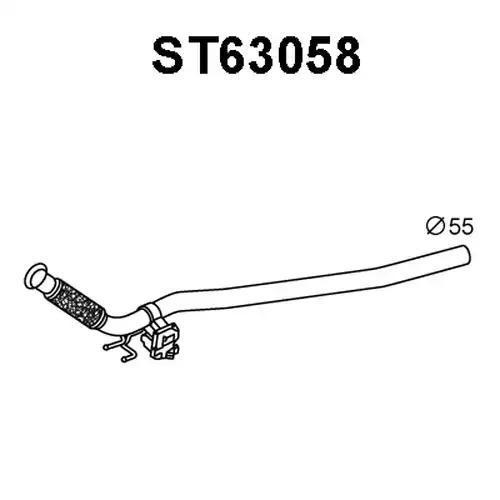 изпускателна тръба VENEPORTE ST63058