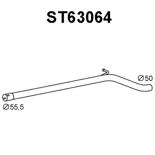 изпускателна тръба VENEPORTE ST63064