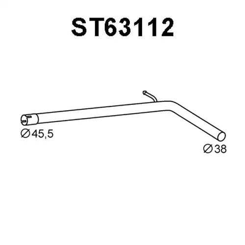 изпускателна тръба VENEPORTE ST63112
