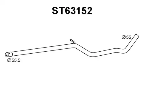 изпускателна тръба VENEPORTE ST63152