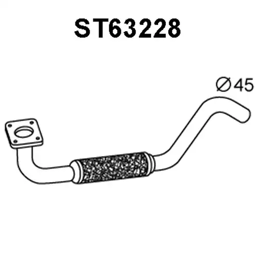 изпускателна тръба VENEPORTE ST63228