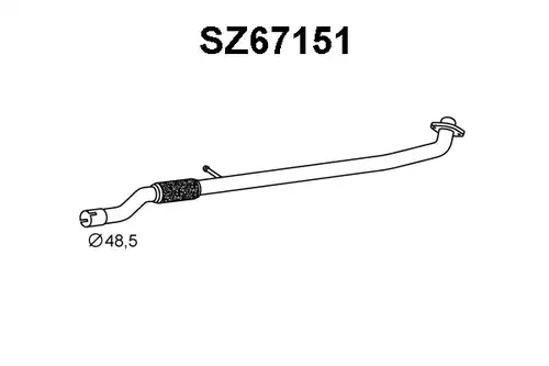 изпускателна тръба VENEPORTE SZ67151