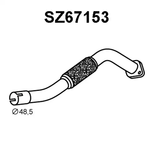 изпускателна тръба VENEPORTE SZ67153