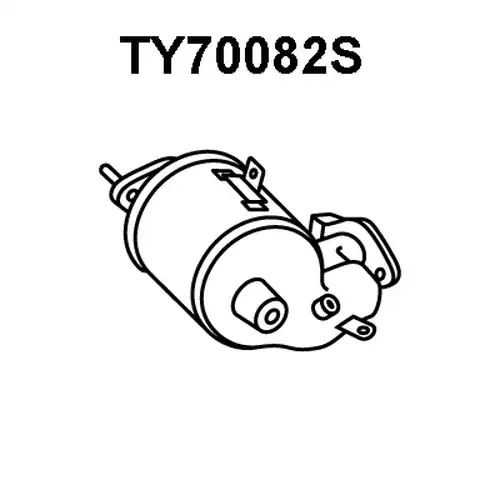 филтър за сажди/твърди частици, изпускателна система VENEPORTE TY70082S