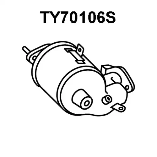 филтър за сажди/твърди частици, изпускателна система VENEPORTE TY70106S