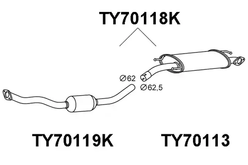 катализатор VENEPORTE TY70118K